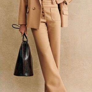 Sezane Chuck Trousers Camel. - Size 38
